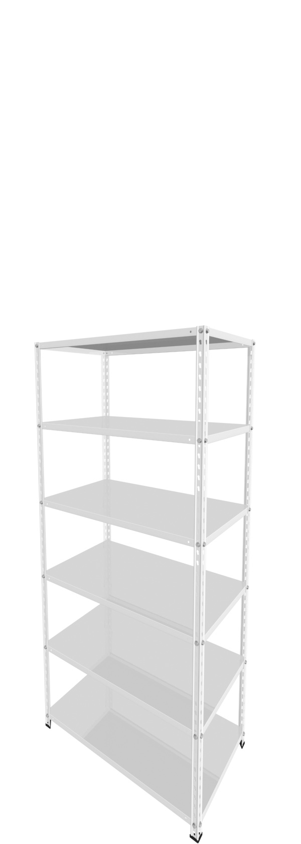 Metalna Polica B 200x090x50/6 Bela