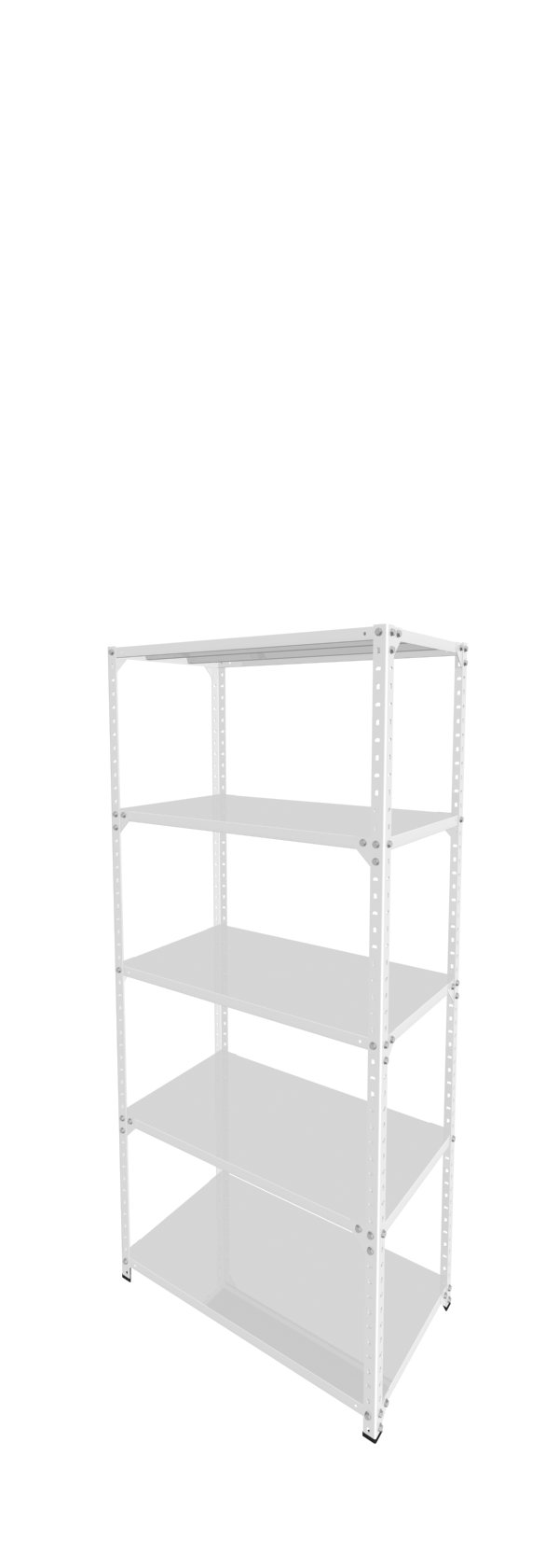 Metalna Polica C 200x090x50/5 Bela