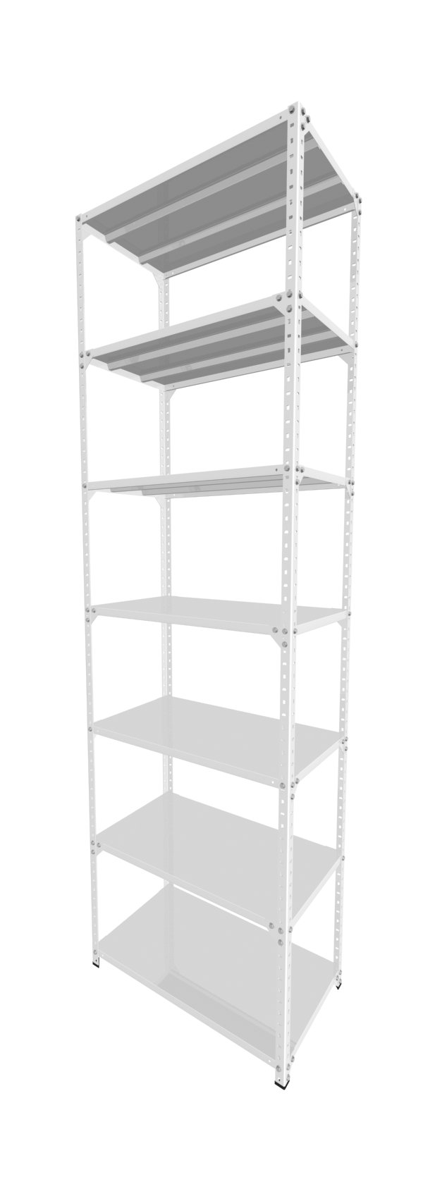 Metalna Polica C 300x090x50/7 Bela