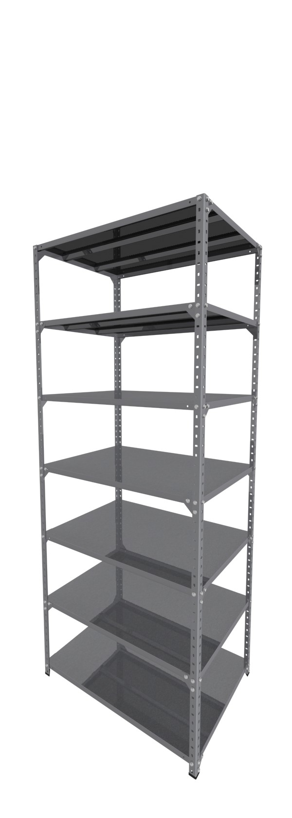 Metalna Polica C 250x100x70/7 Al.Siva