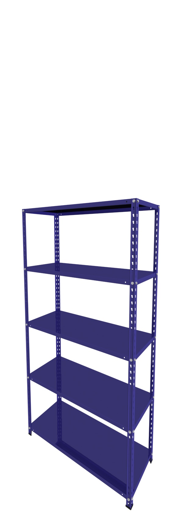 Metalna Polica A 200x100x40/5 Plava