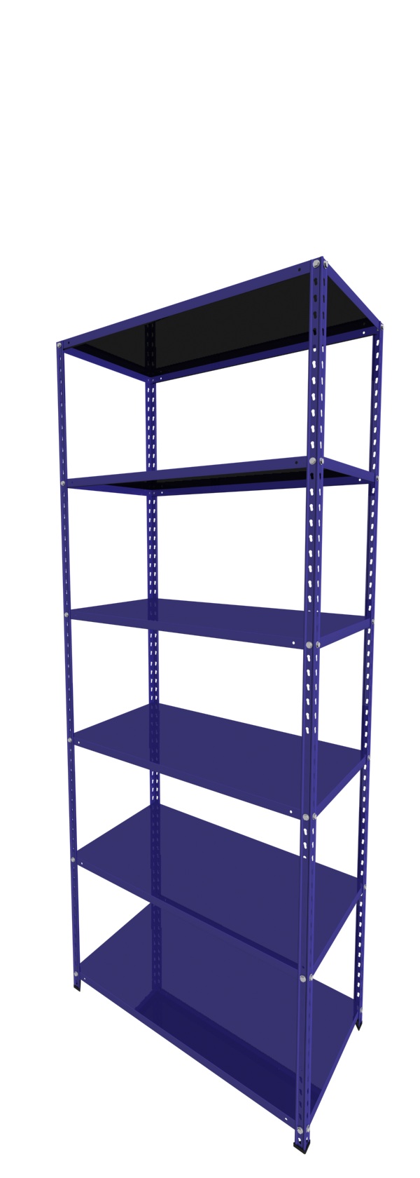 Metalna Polica B 250x100x50/6 Plava