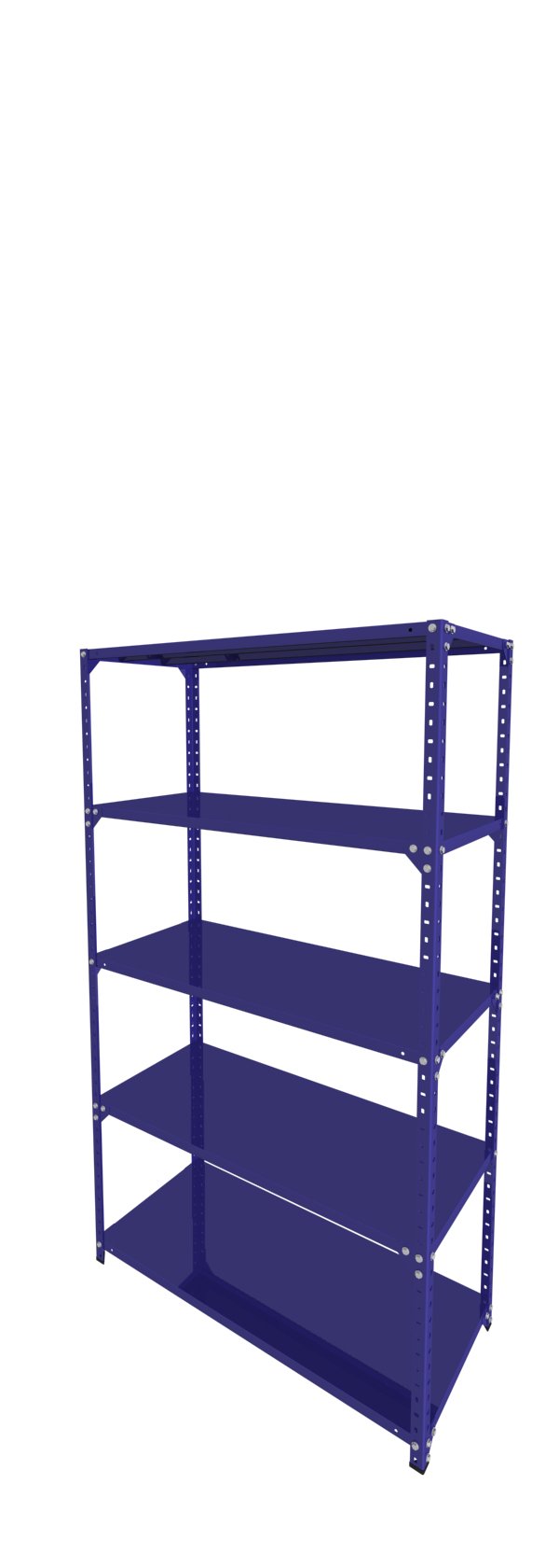 Metalna Polica C 200x115x50/5 Plava
